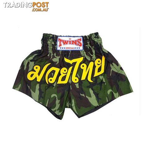 Twins Boxing Shorts Army Green - Twins Special - 9476062141875