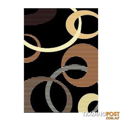 Polypropylene Black Allure Rug 240 X 320 Cm - Unbranded - 9476062127961