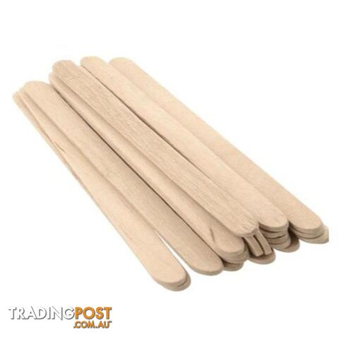 10x Popsicle Stick Wooden Stirrer Waxing Spatula - Unbranded - 9476062098490