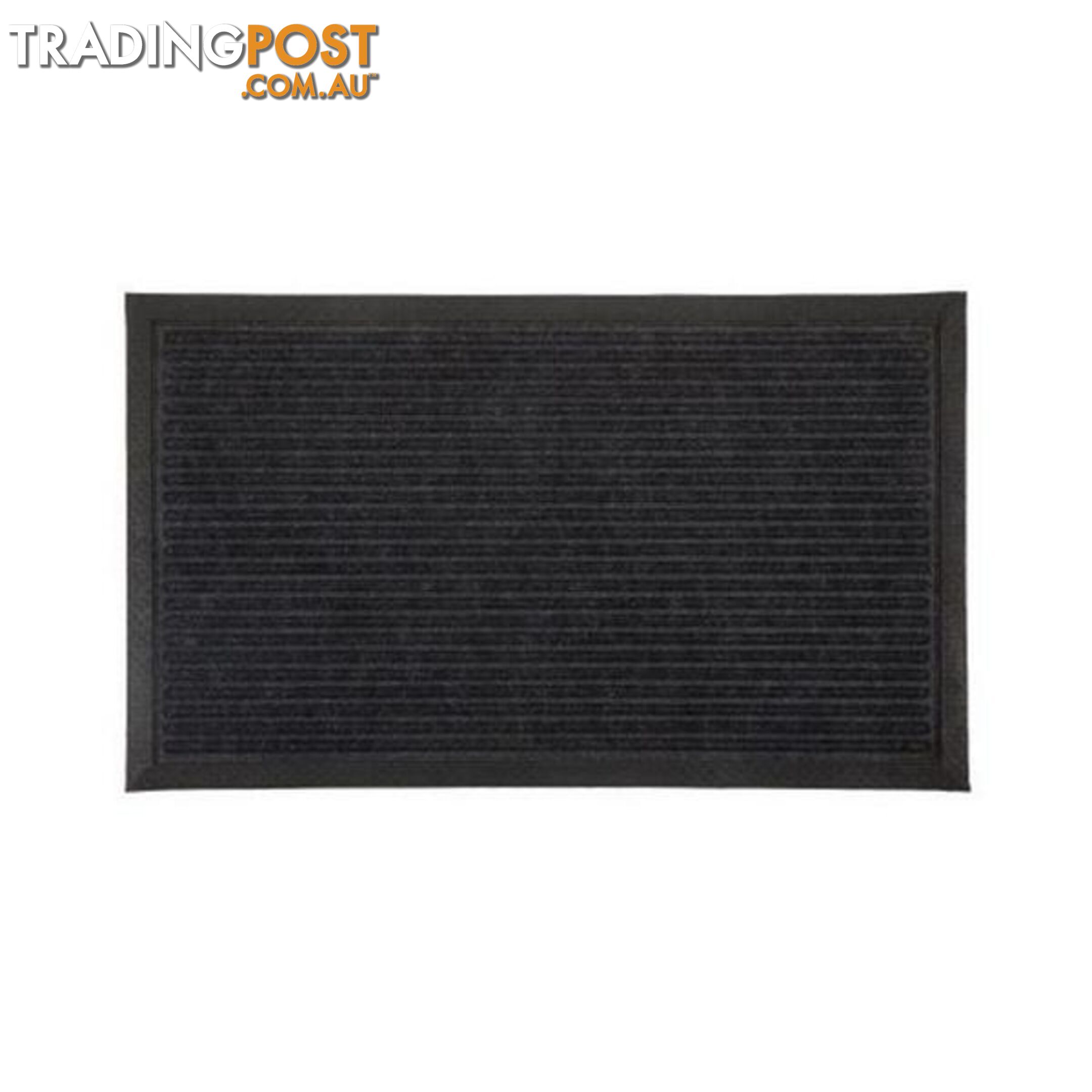 Ellora Charcoal Polypropylene Doormat - Unbranded - 787976635558