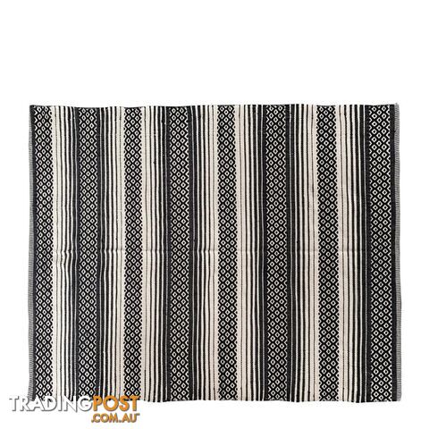 Harper Rug 160x230cm Natural/Black - Unbranded - 7427046151177