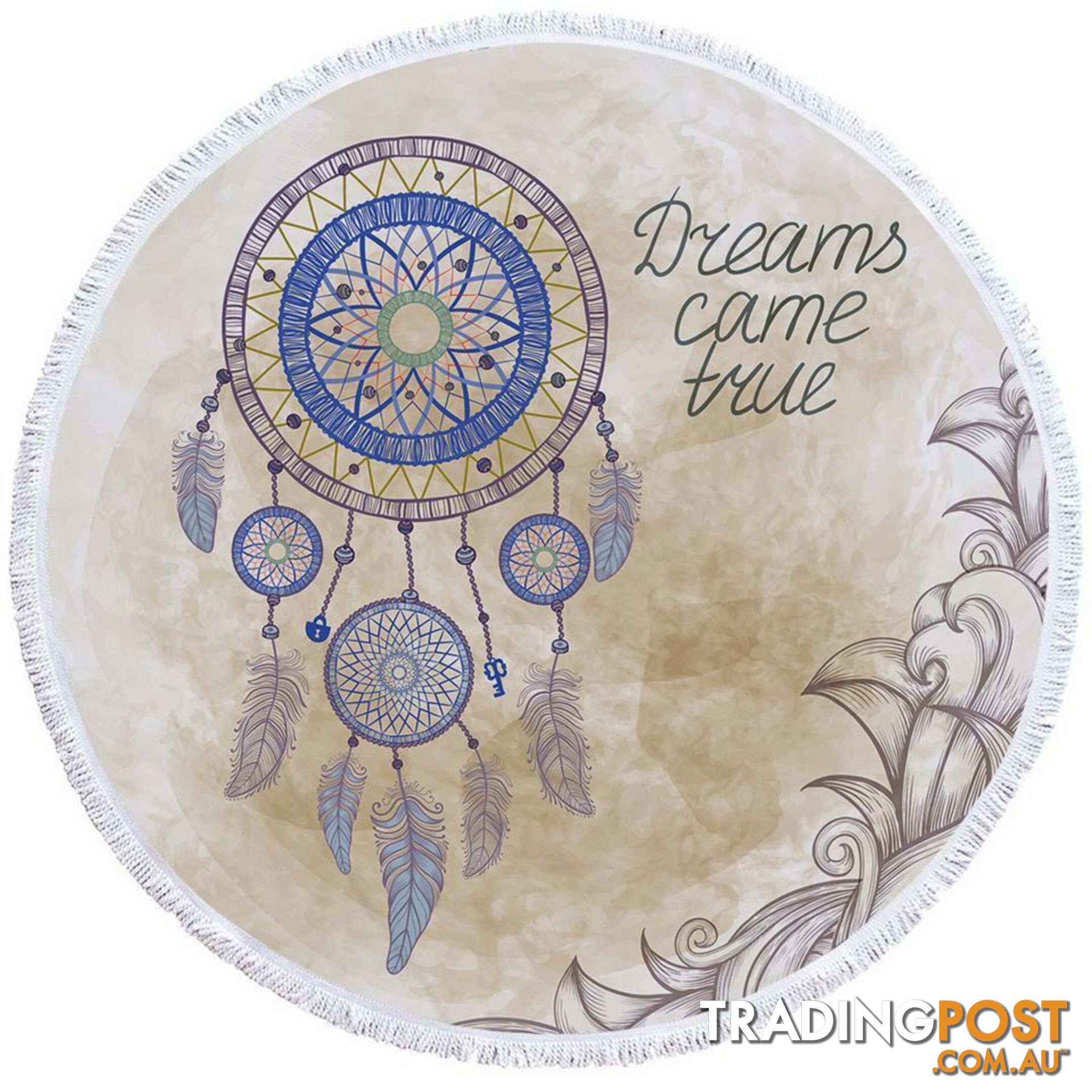 Inspirational Dream Catcher Beach Towel - Towel - 7427046321440