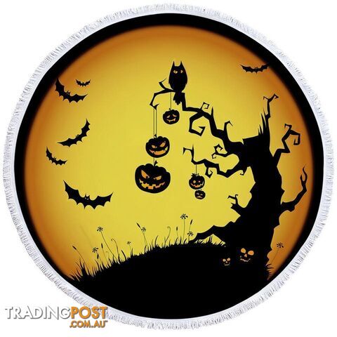 Scary Halloween Beach Towel - Towel - 7427046325257