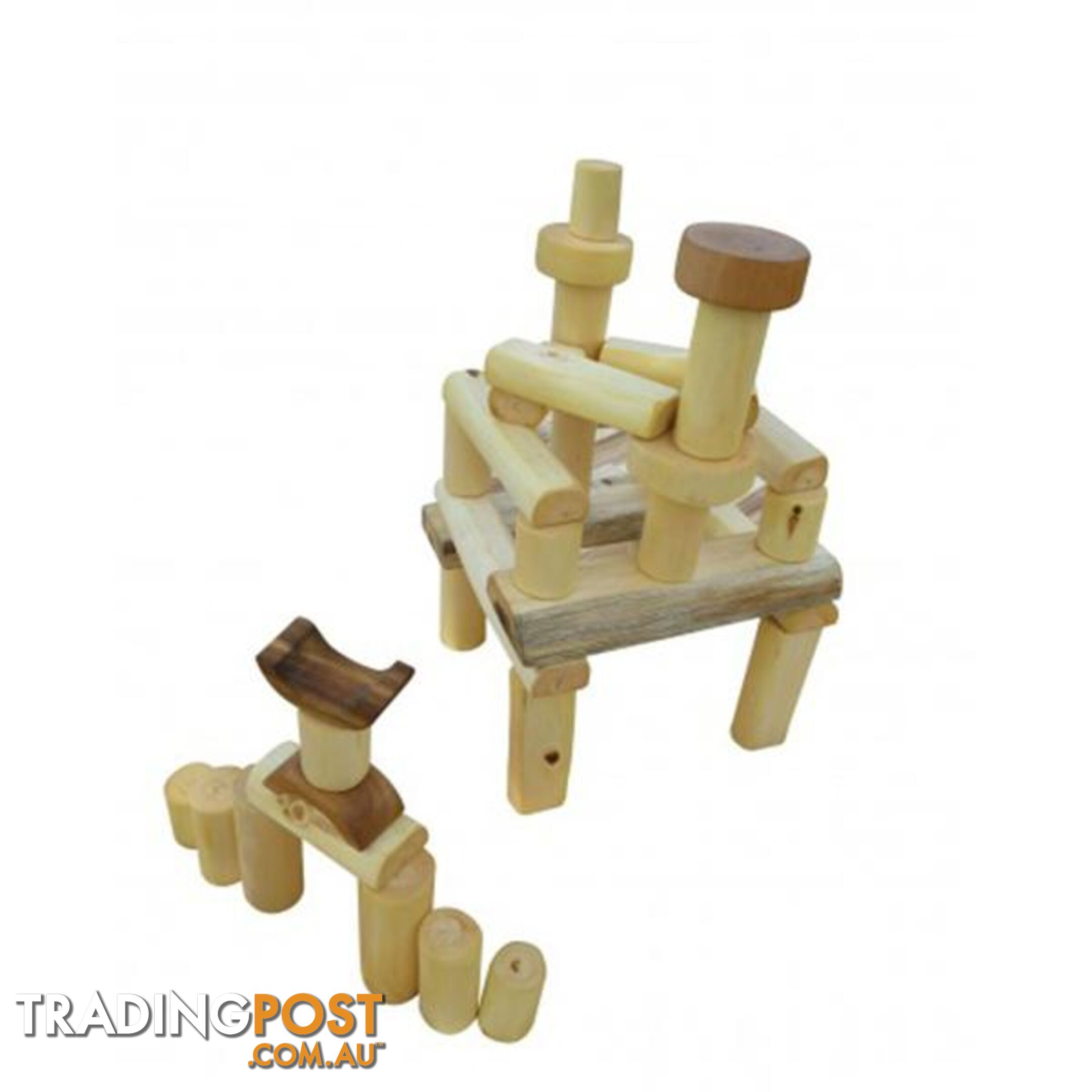 Natural Tree Blocks - Qtoys - 8936074269024