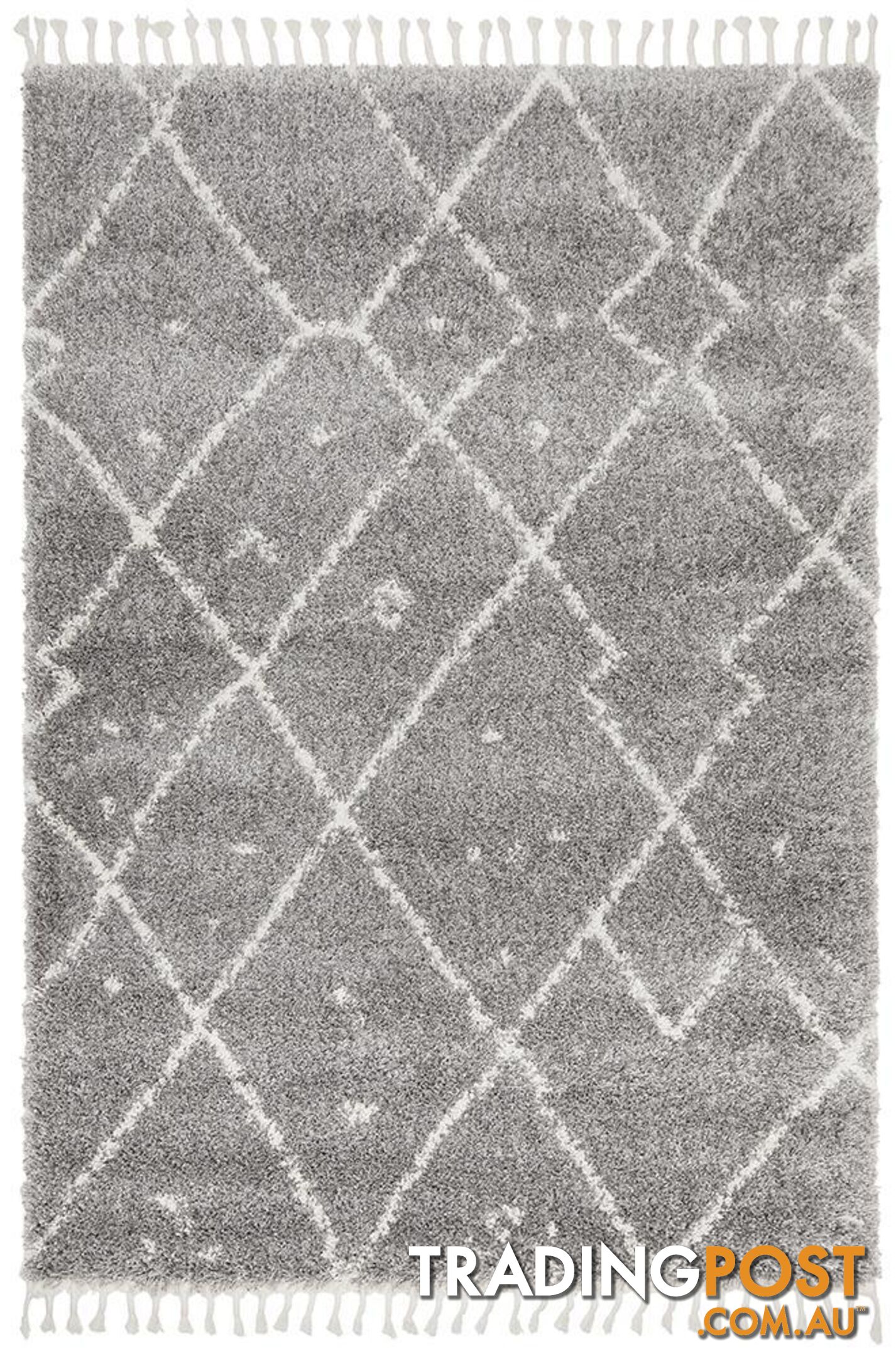 Saffron Yapboz Silver Rug - Unbranded - 9375321878517