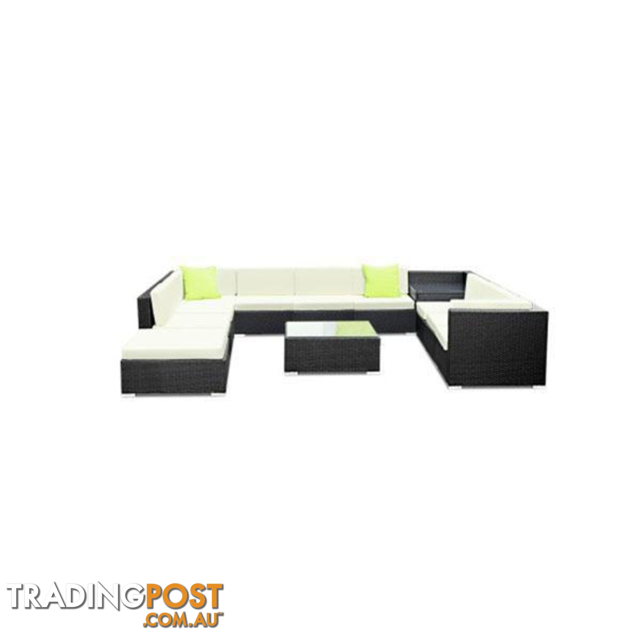 12 Piece Outdoor Furniture Set Wicker Sofa Lounge - Gardeon - 7427005869921