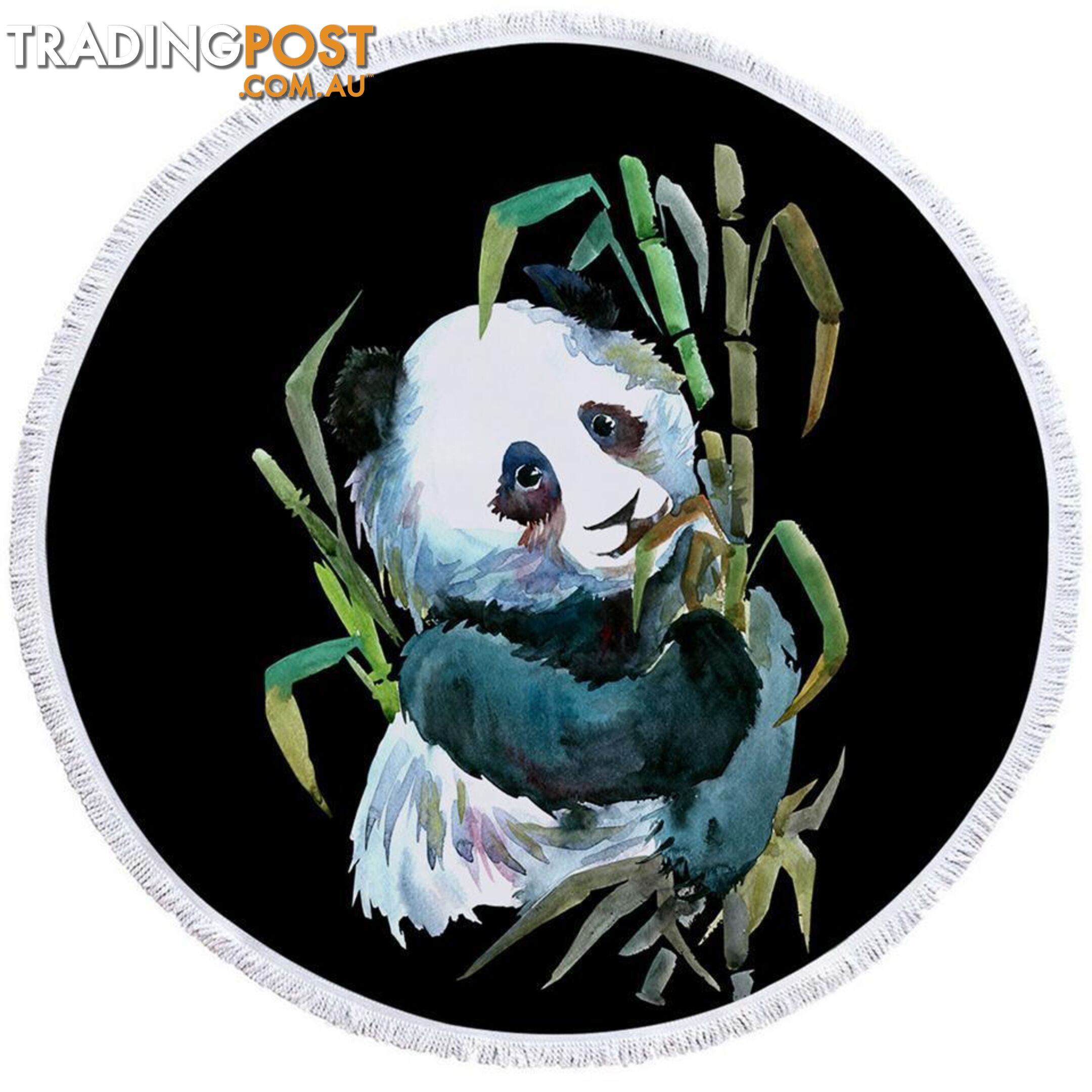 Art Painting Panda Beach Towel - Towel - 7427046305570