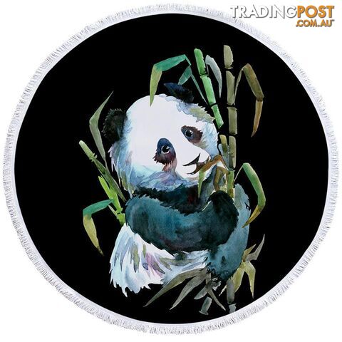 Art Painting Panda Beach Towel - Towel - 7427046305570