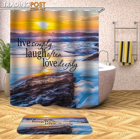 Sunset Quote Shower Curtain - Curtain - 7427045931916