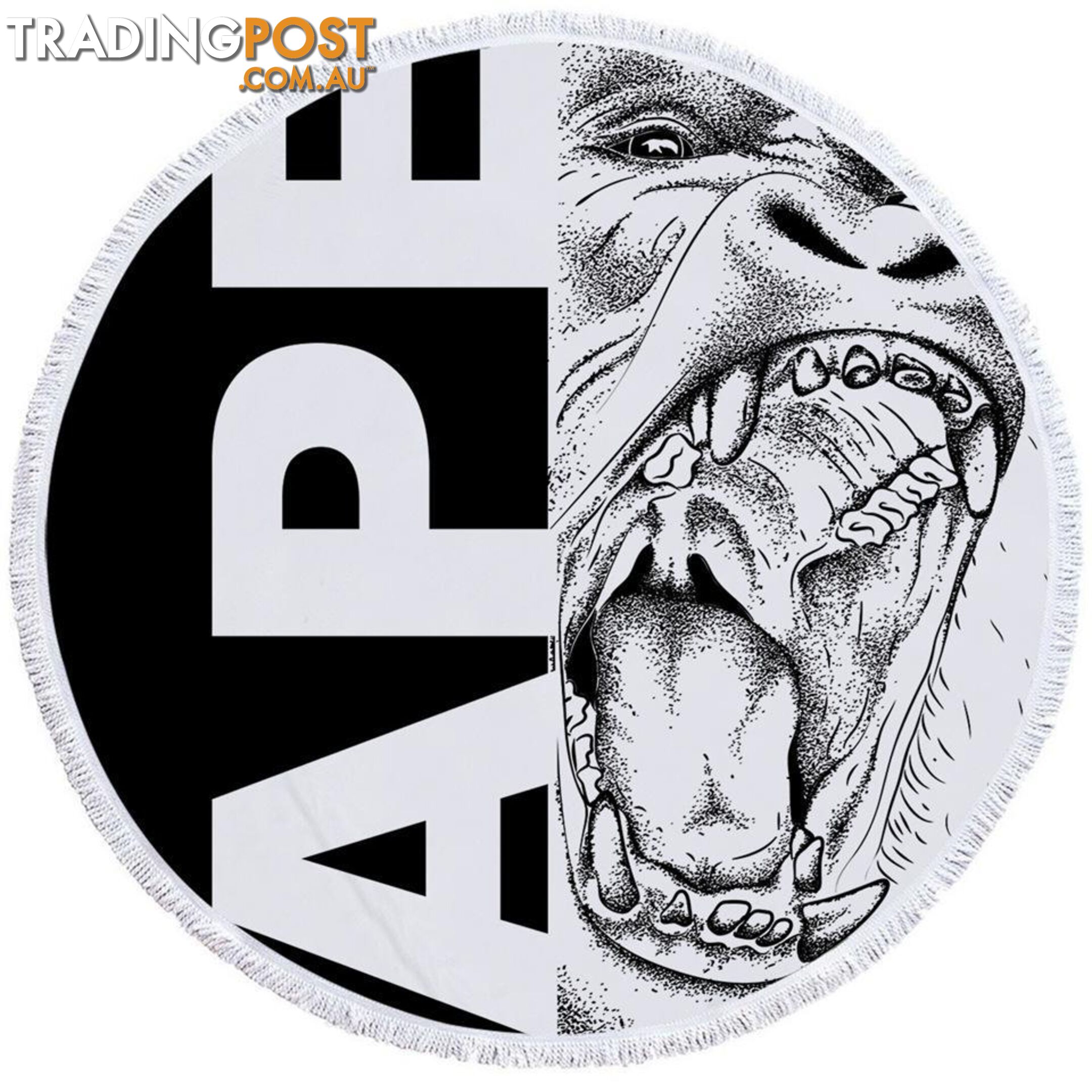 Ape Beach Towel - Towel - 7427046344265