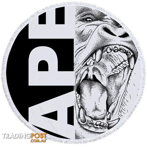 Ape Beach Towel - Towel - 7427046344265