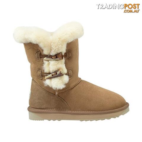 Comfort Me Australian Made 2 Button Shark Ugg Boot - Comfort Me - 787976608996