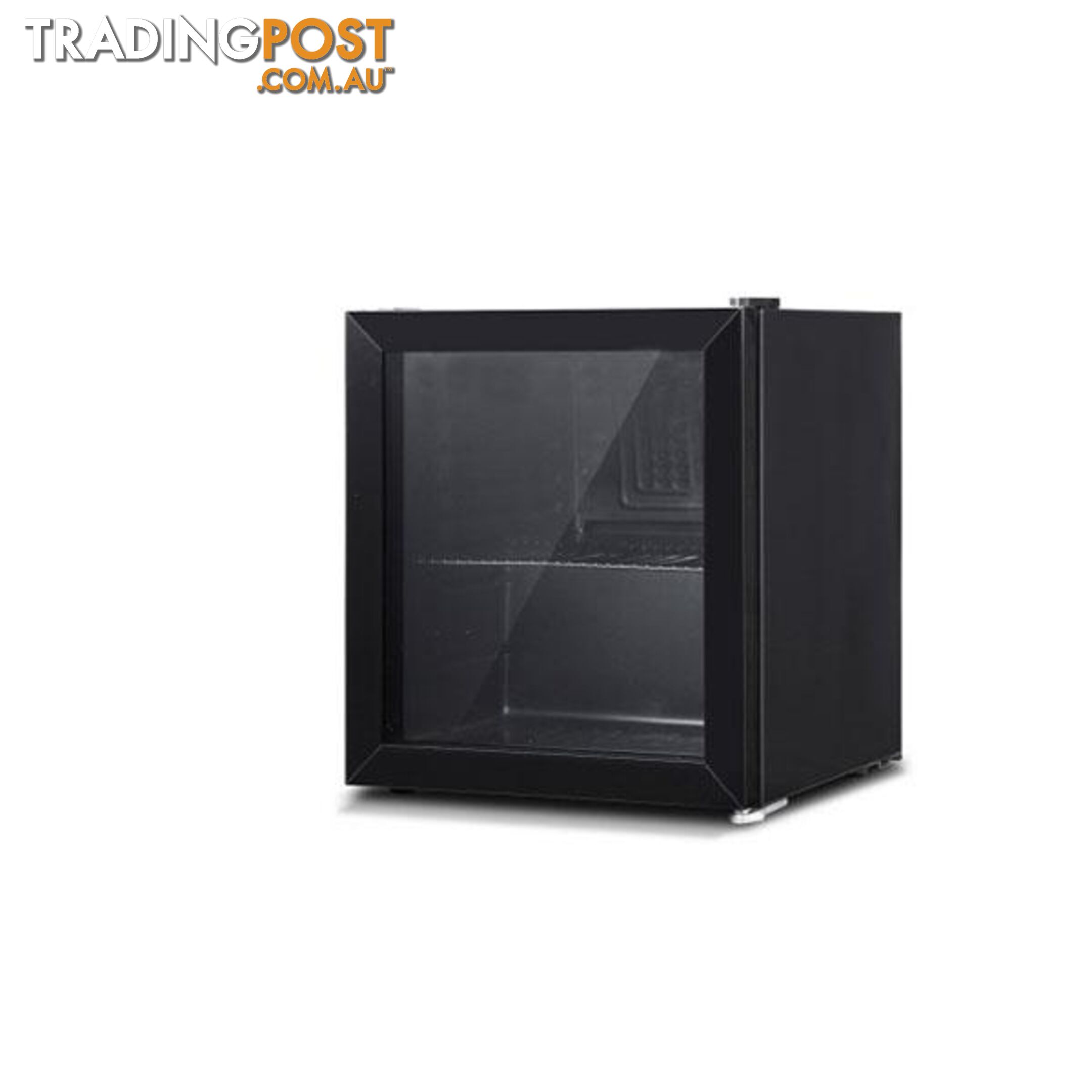 46L Glass Door Bar Fridge Mini Countertop Freezer - Devanti - 9350062224458
