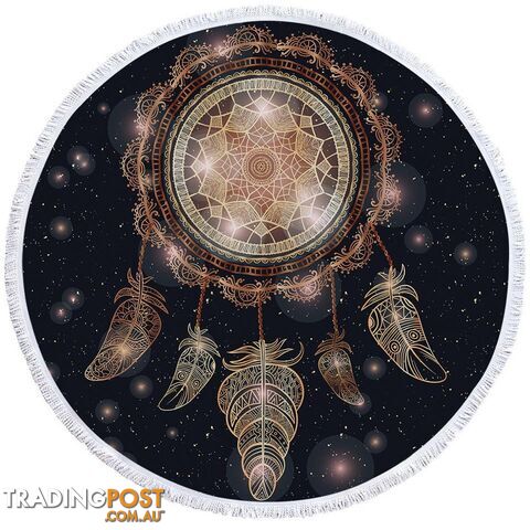 Fancy Dream Catcher Beach Towel - Towel - 7427046327398