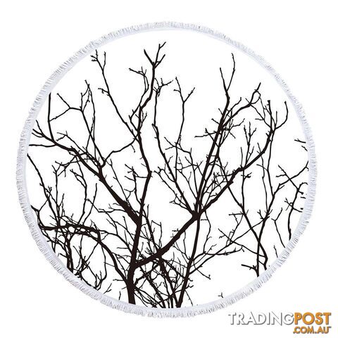 Naked Branches Beach Towel - Towel - 7427046343084