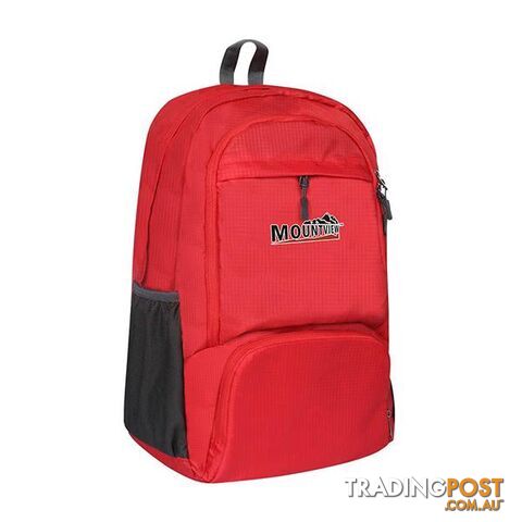 25L Travel Backpack Mens Foldable Camping Folding Bag Rucksack Red - Unbranded - 787976600242