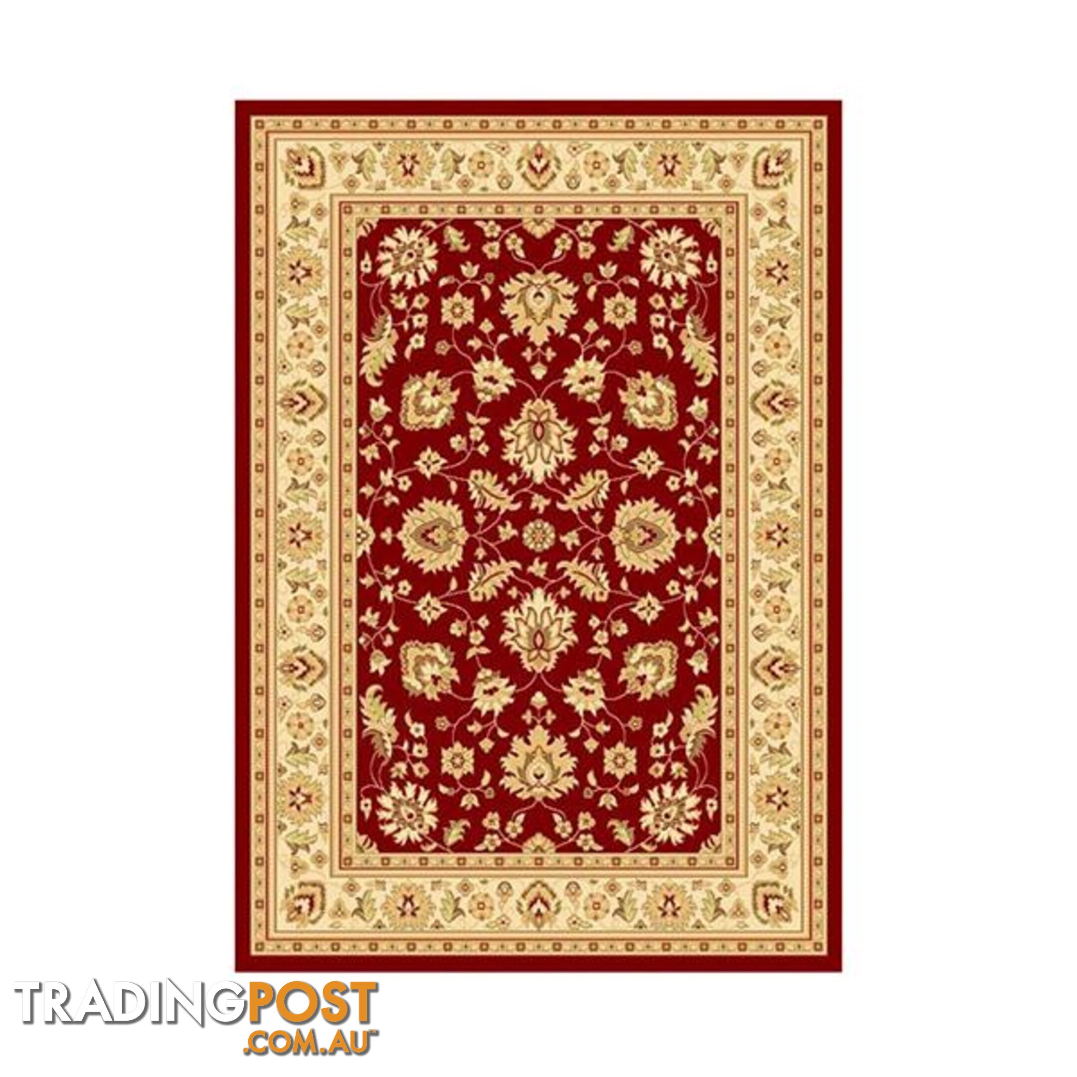 Marakesh Traditional Red Ivory Rug - Unbranded - 7427046168045