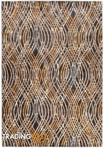 Dreamscape Flurry Modern Charcoal Rug - Unbranded - 8694561186802