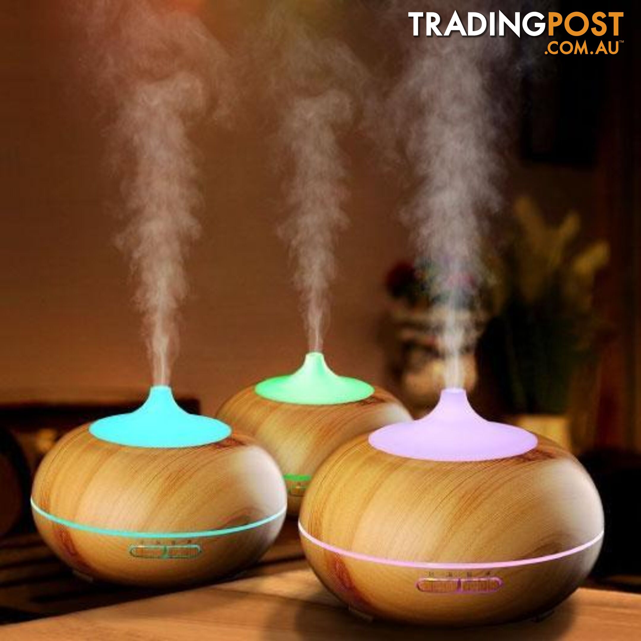 Essential Oil Aroma Diffuser 300ml Aromatherapy Humidifier - Unbranded - 4344744393827