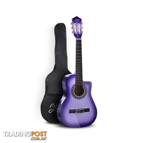 Alpha 34Inch Guitar Classical Acoustic Cutaway Wooden Ideal Kids Gift - Alpha - 9355720093599