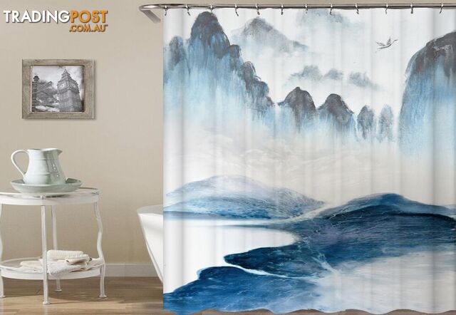 Ocean Cliffs Art Shower Curtain - Curtain - 7427046022682