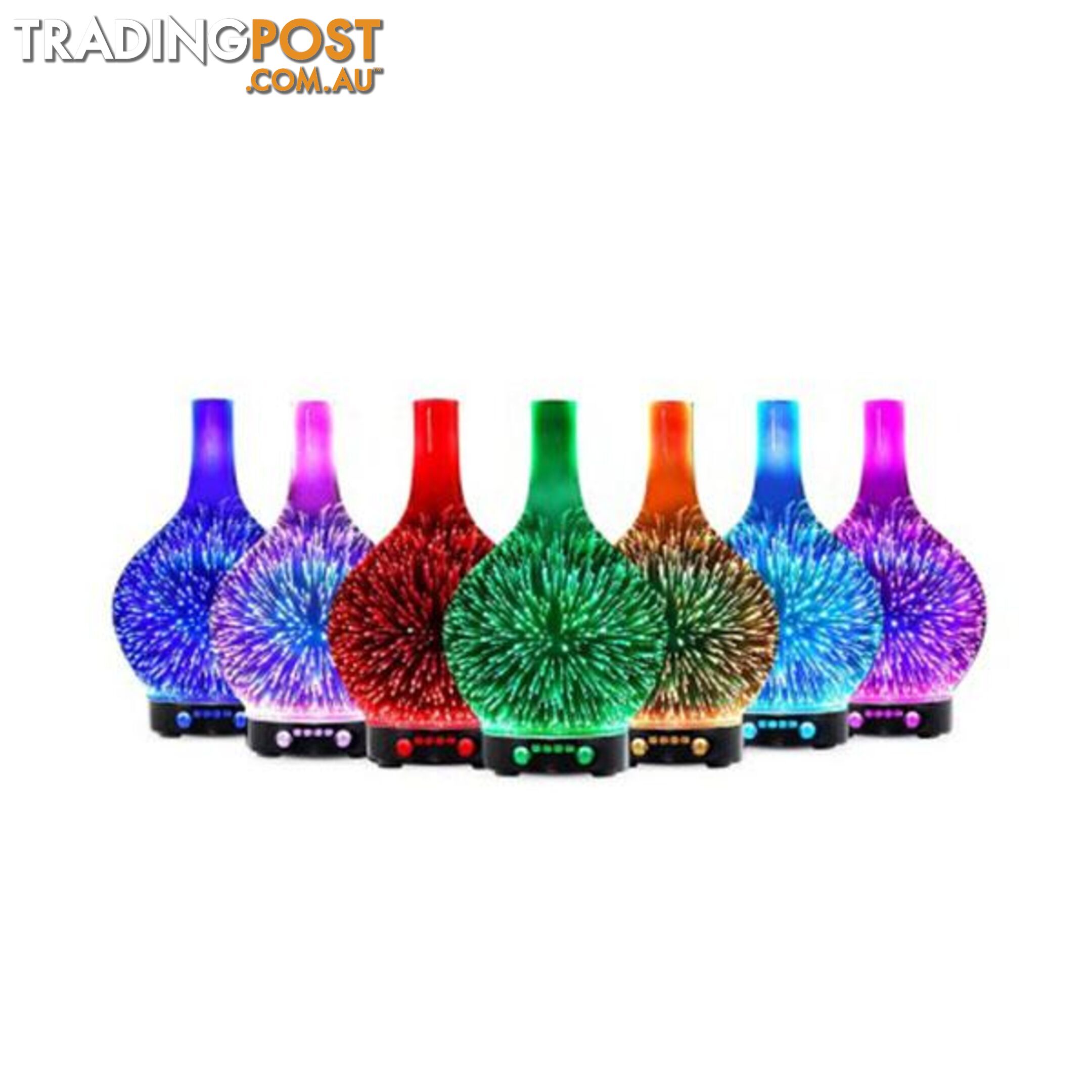 Diffuser 3D LED Light Oil Firework Air Humidifier 100ml - Unbranded - 9350062206423