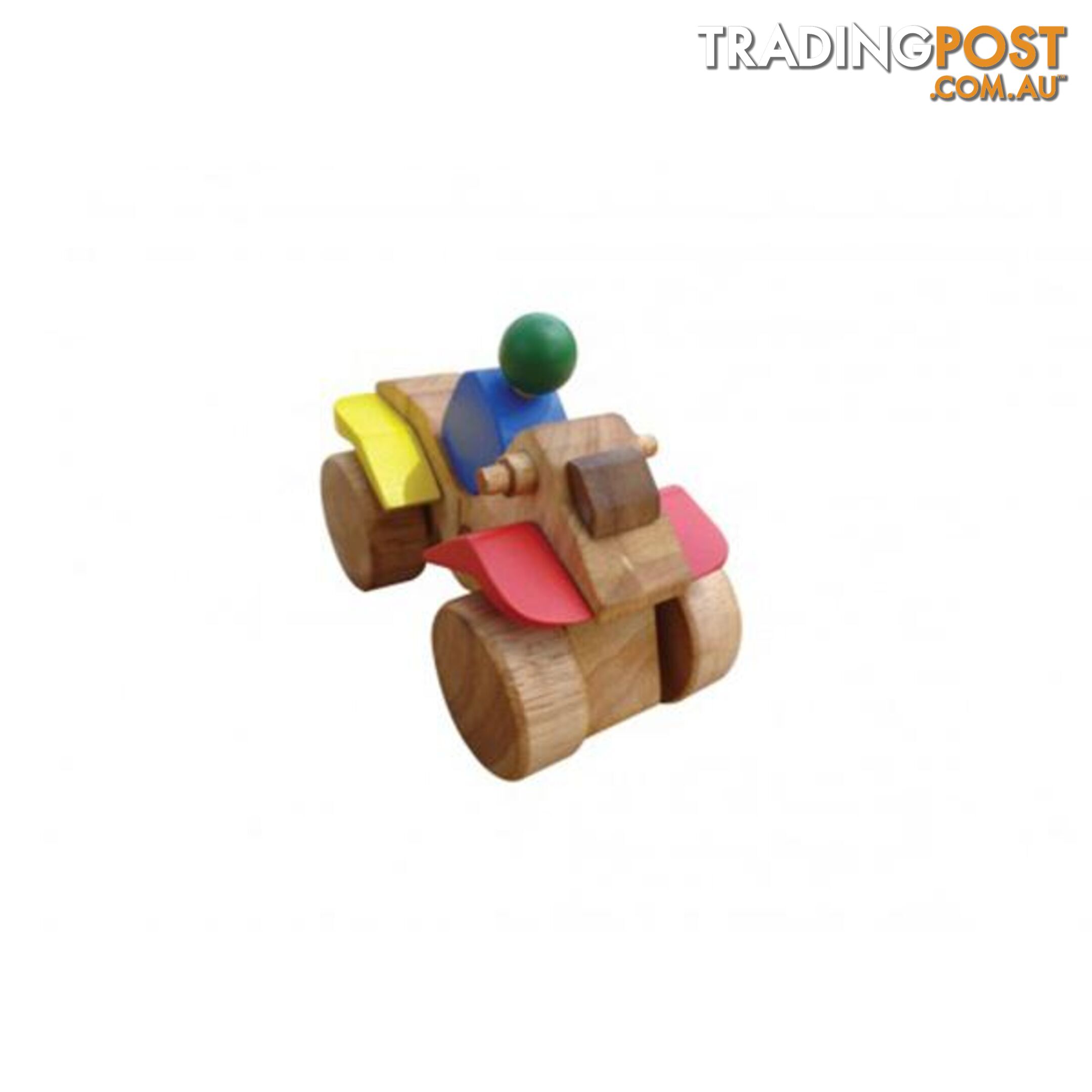 Wooden Motorbike - Qtoys - 8936074261806