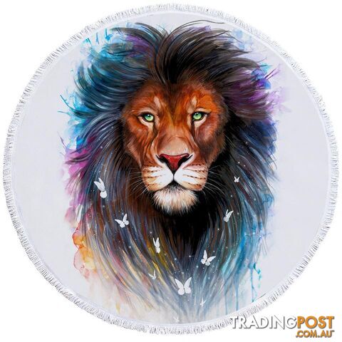 Stunning Lion Beach Towel - Towel - 7427046331098