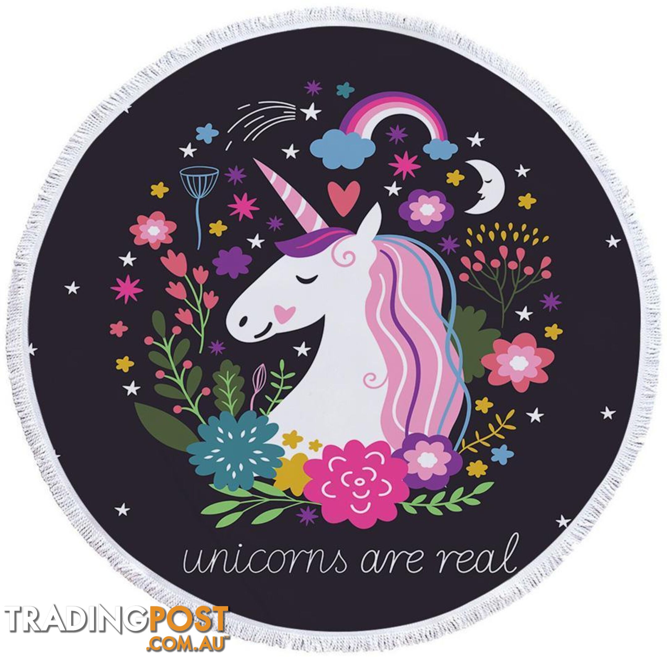 Unicorns are Real Beach Towel - Towel - 7427046312868