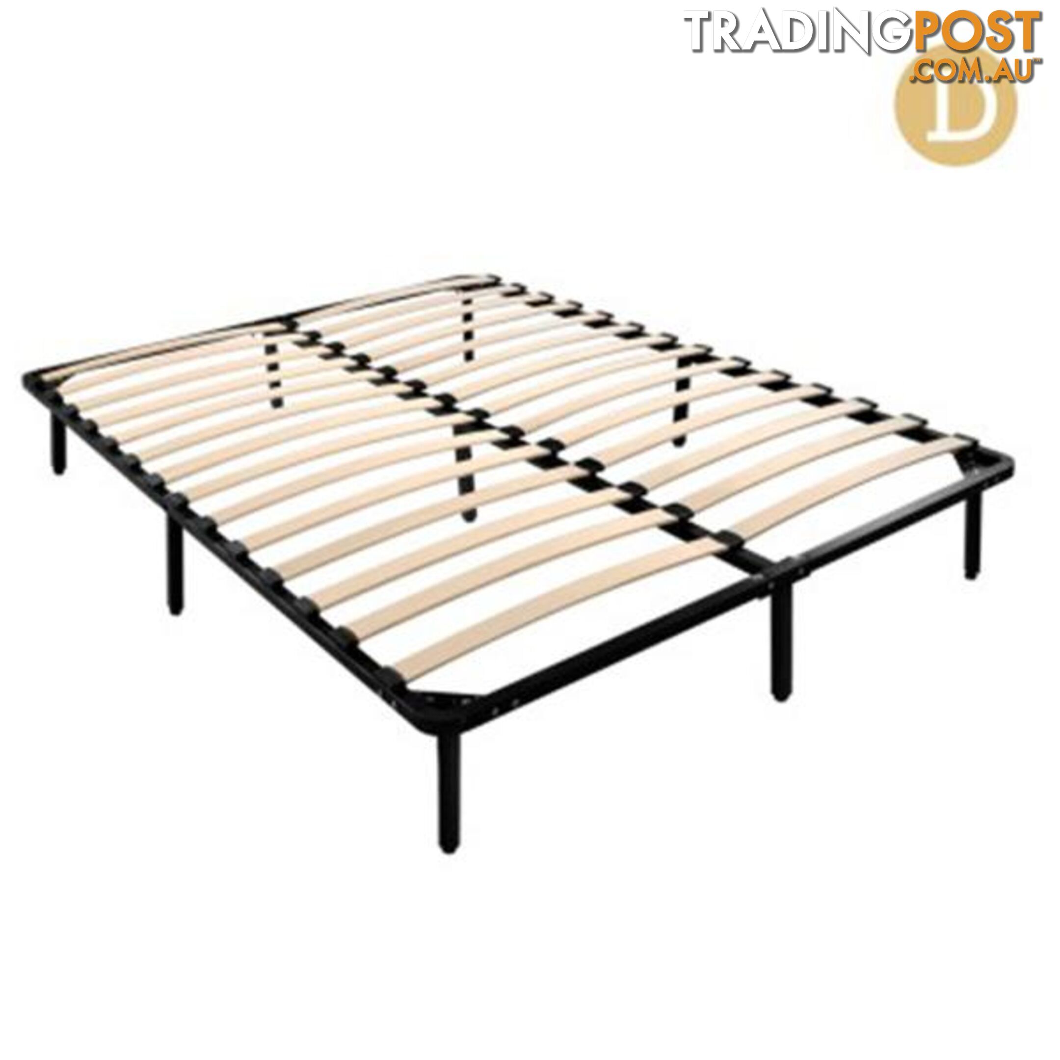 Metal Bed Base Frame - Black - Artiss - 4326500249388