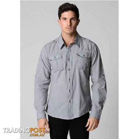 Deacon Martini Check Shirt - Black/Grey/ Extra Large - Deacon - 4326500389268