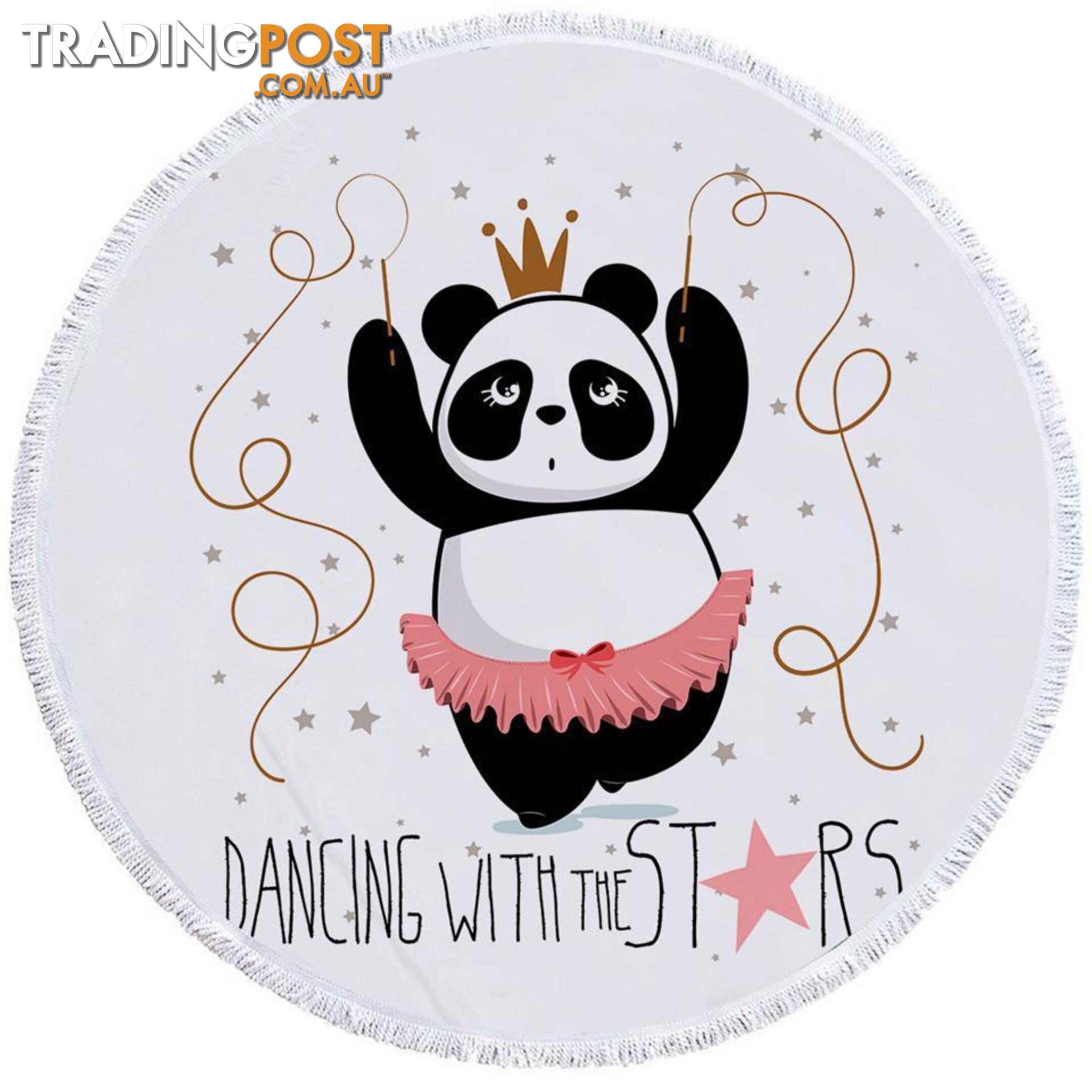 Dancing Panda Beach Towel - Towel - 7427046305761