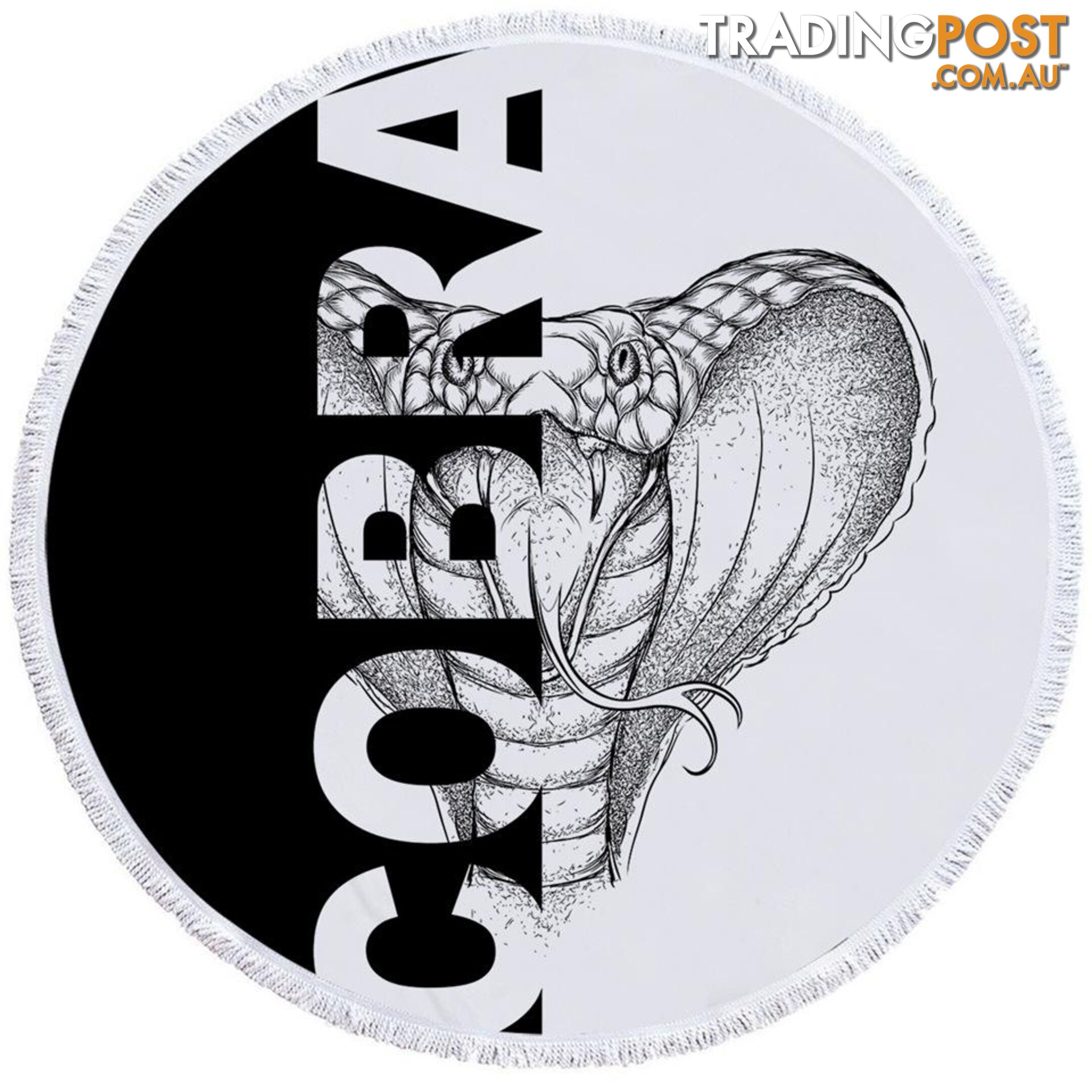 Cobra Beach Towel - Towel - 7427046344227