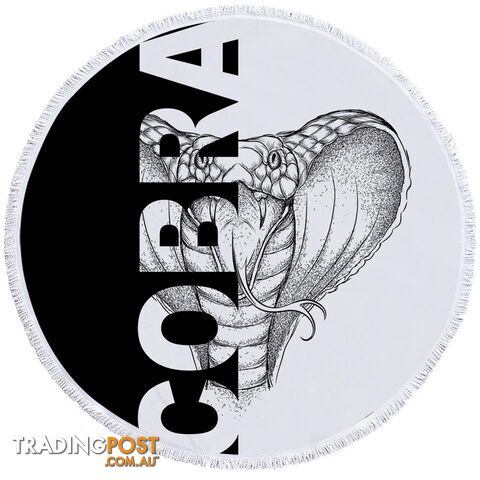 Cobra Beach Towel - Towel - 7427046344227