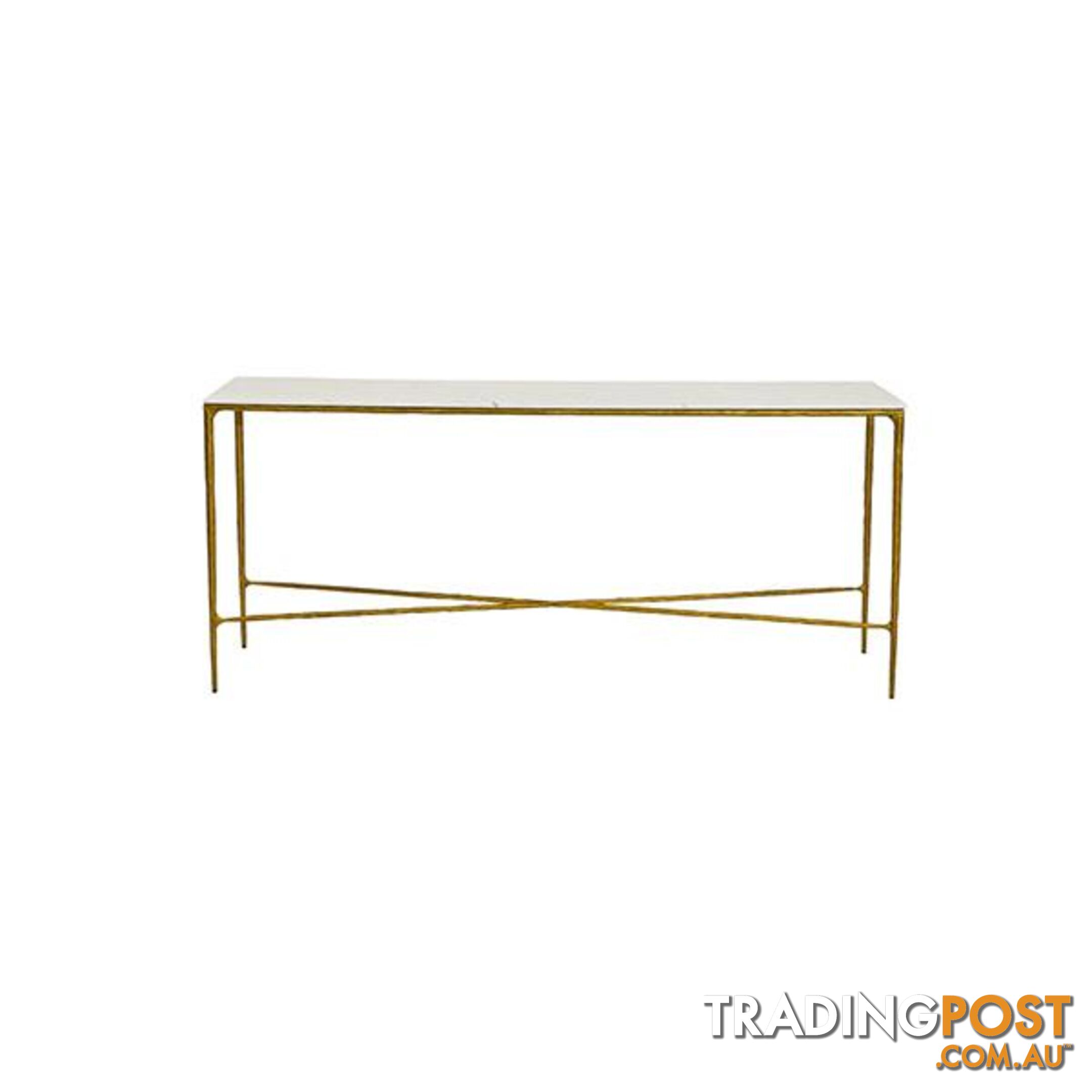 Heston Console Table Brass - Console Table - 9476062102180