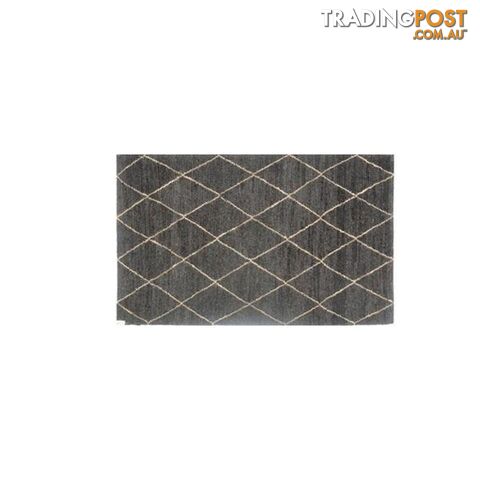 Java Natural Black Jute Rug - Unbranded - 9476062078454