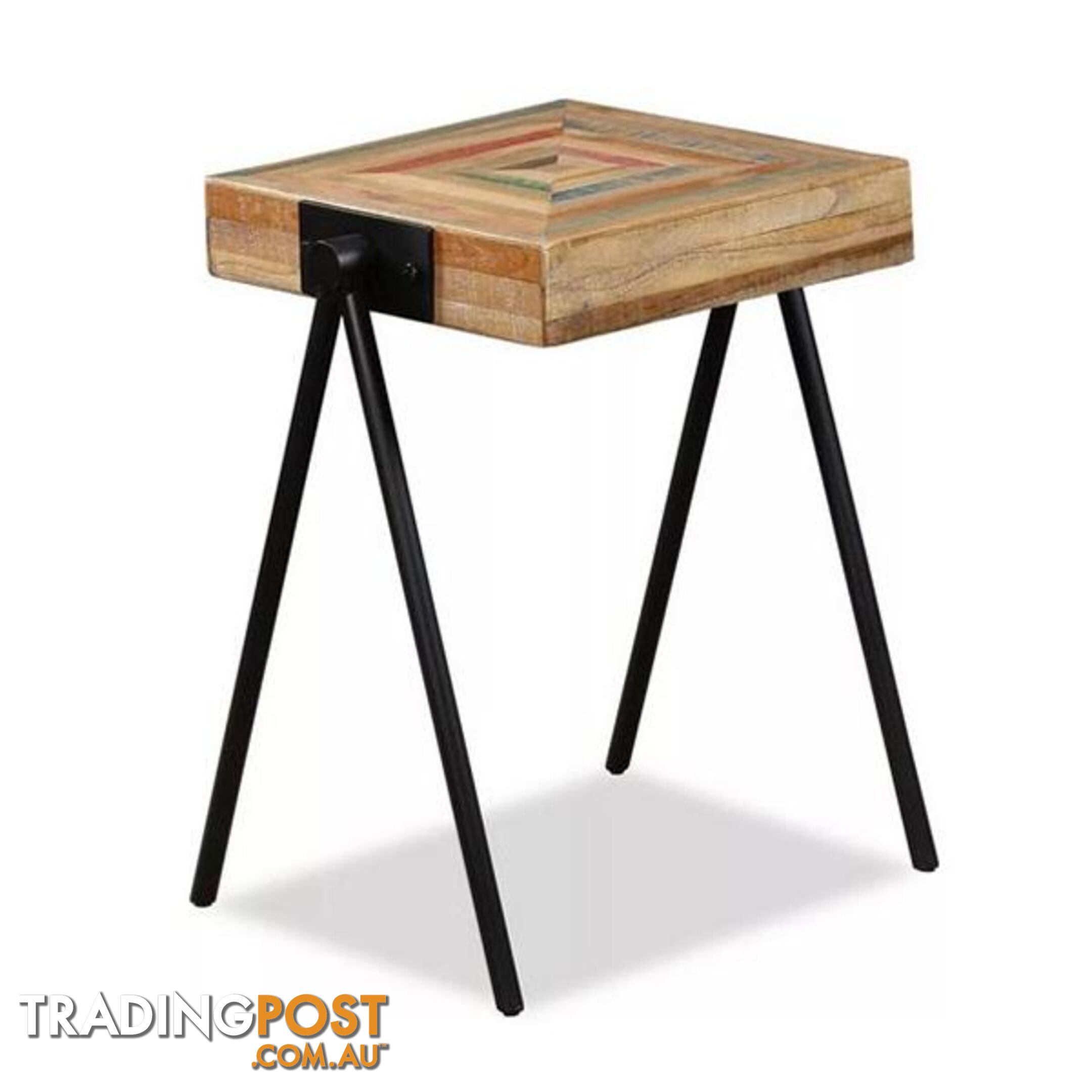 Side Table Solid Reclaimed Teak - Unbranded - 8718475577461