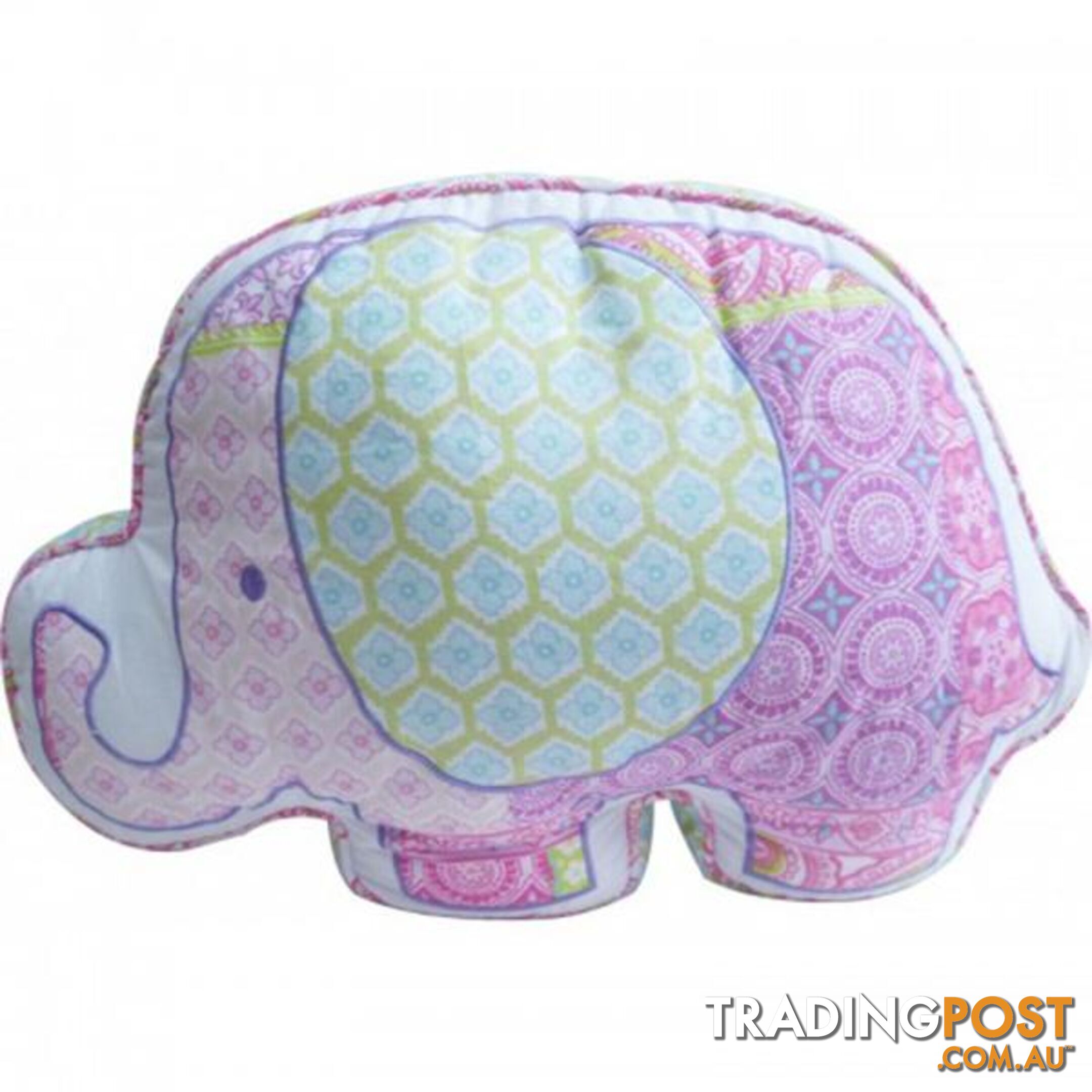 Elephant Cuddling Cushion - Qtoys - 8936074263572