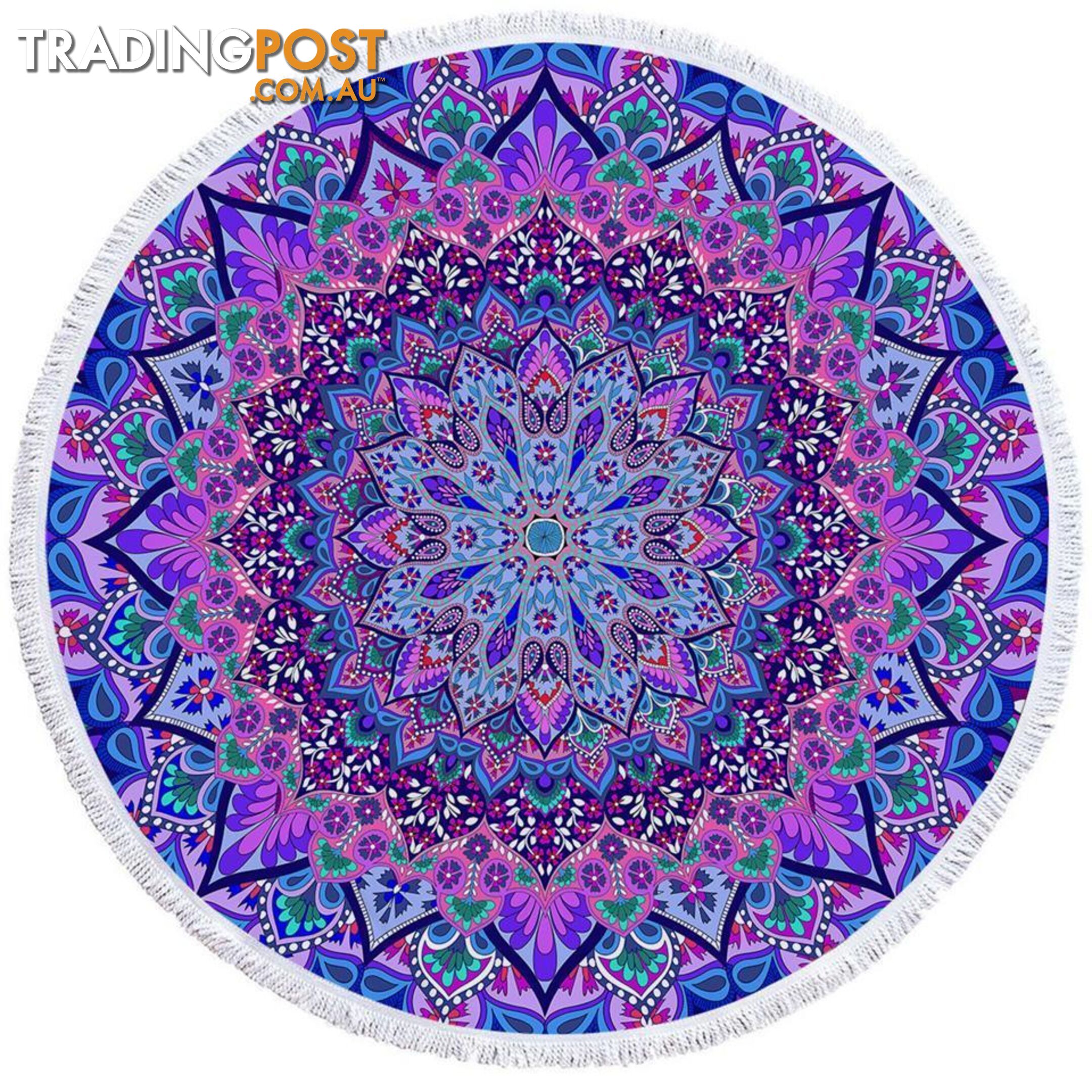 Loaded Mandala Beach Towel - Towel - 7427046328173