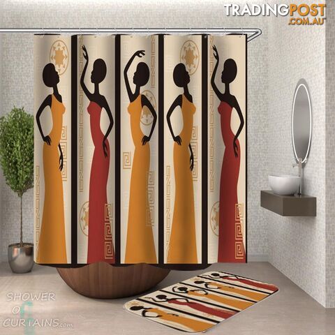 African Women Shower Curtain - Curtain - 7427046292672