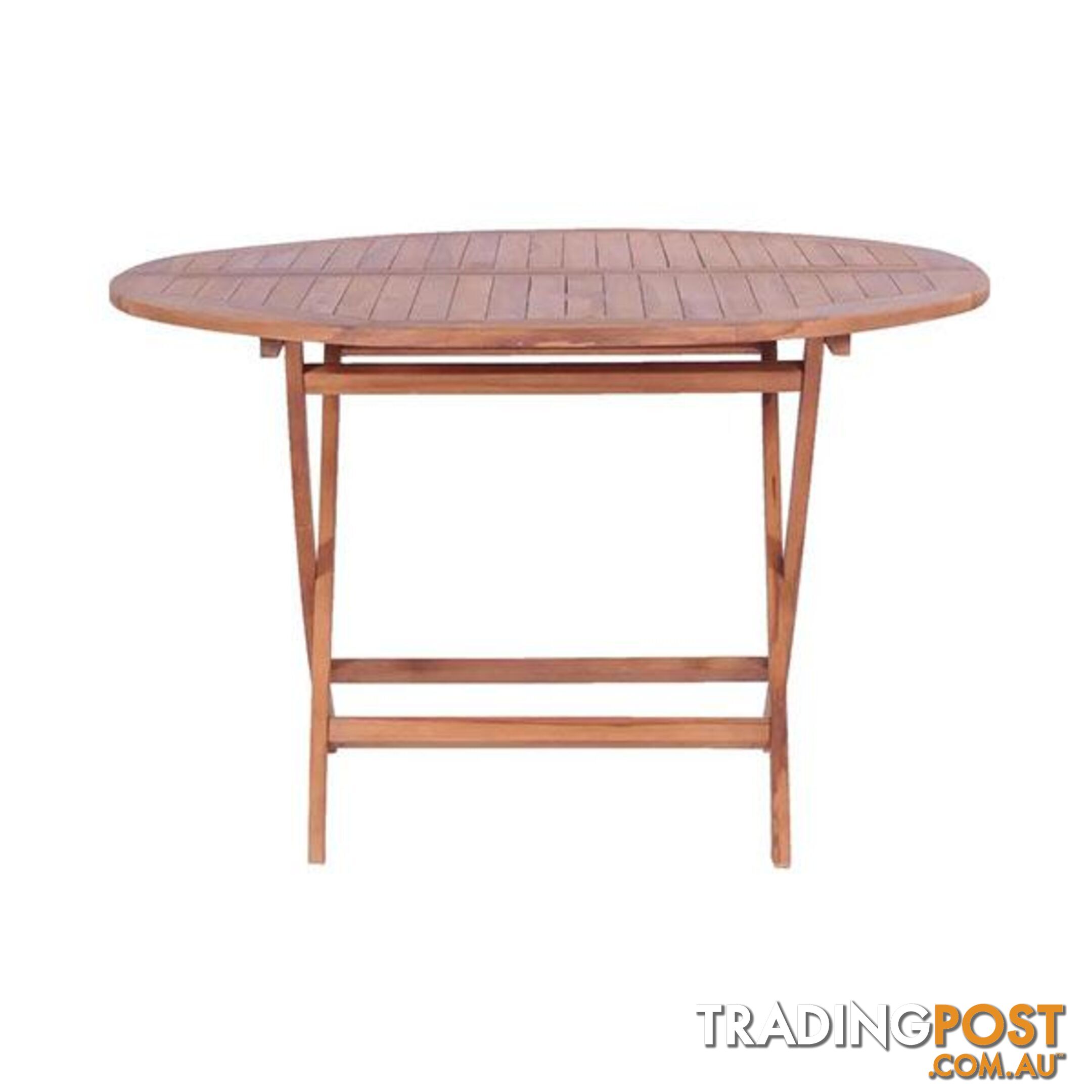 Folding Garden Table 120 X 75 Cm Solid Teak Wood - Unbranded - 8718475707806