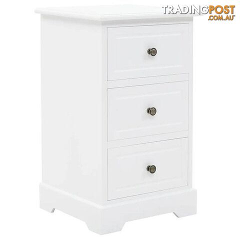 MDF and Pinewood Bedside Cabinet 35x32x59cm - Unbranded - 7427046238687