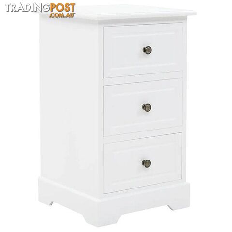 MDF and Pinewood Bedside Cabinet 35x32x59cm - Unbranded - 7427046238687