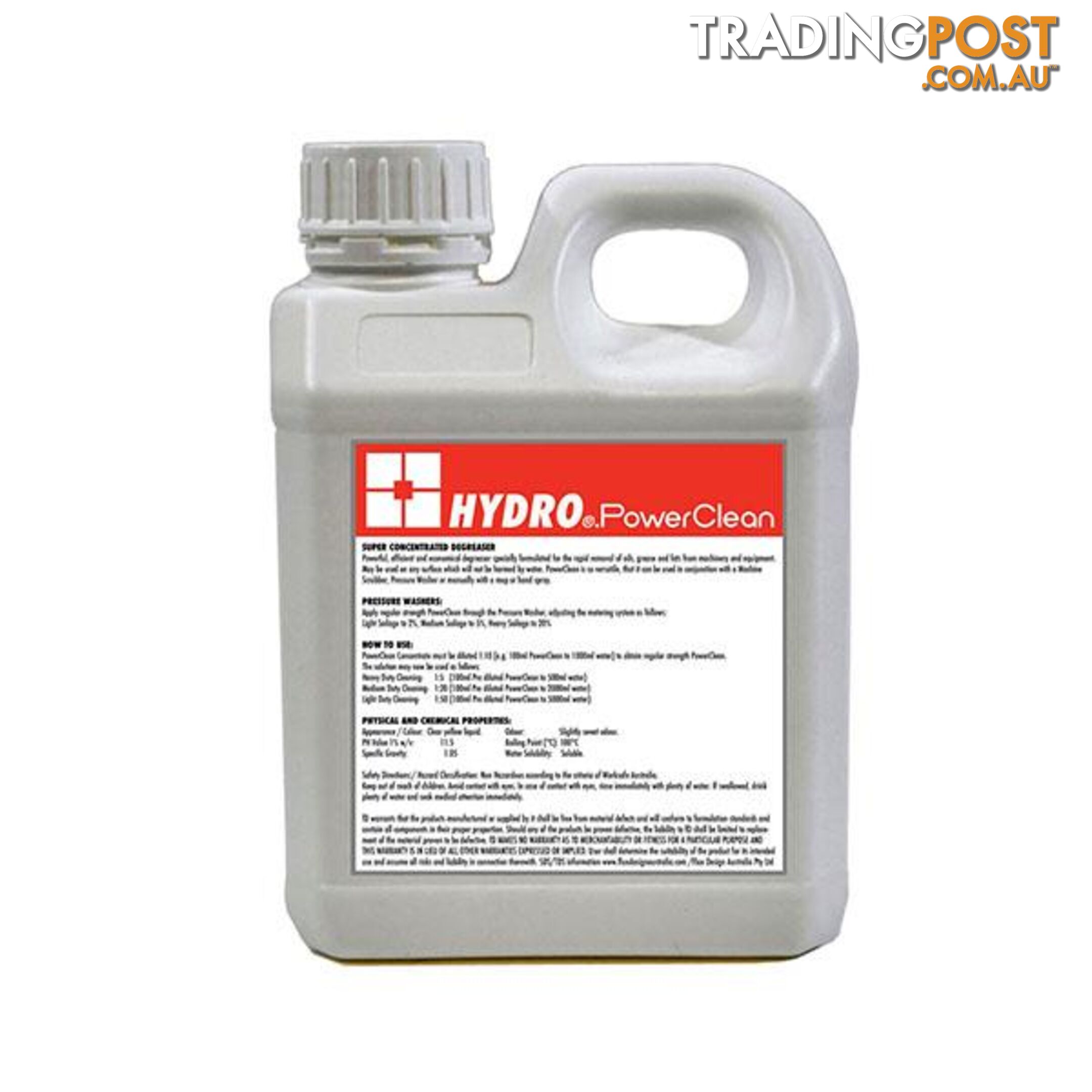 1L Hydro Power Clean Super Concentrated Degreasing Suface Cleaner - Hydro - 787976590468