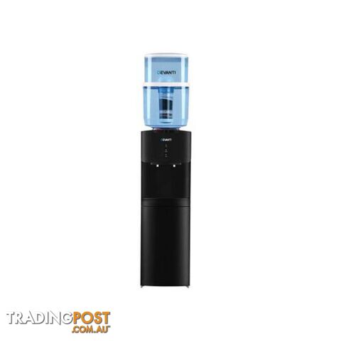 Water Cooler Chiller Dispenser Bottle Stand Filter Purifier Black - Devanti - 9355720049947