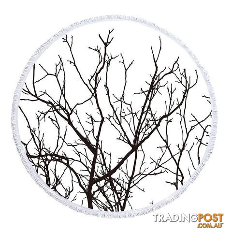 Naked Branches Beach Towel - Towel - 7427046343077