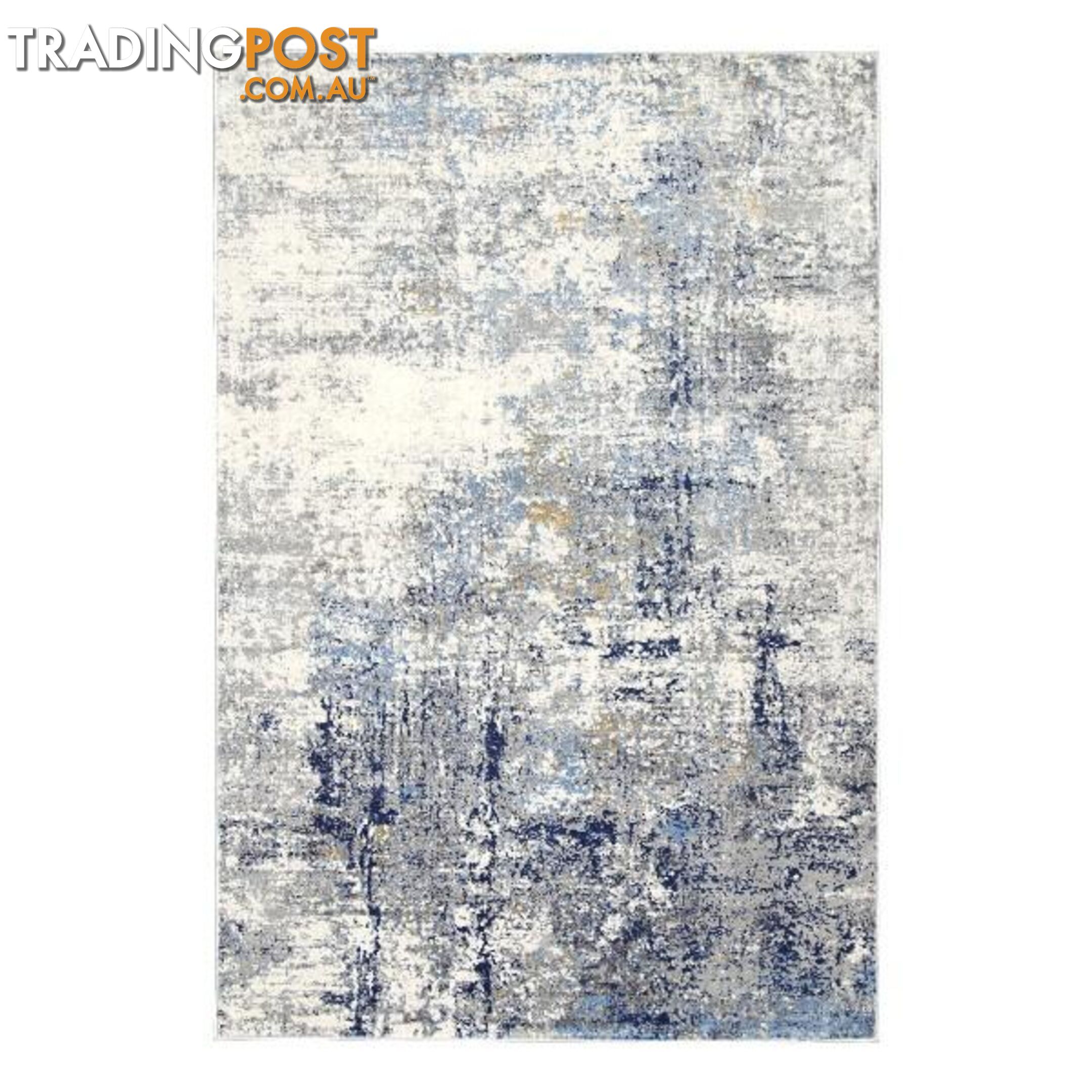 Expressions Navy Blue Modern Rug - Unbranded - 9315512147060