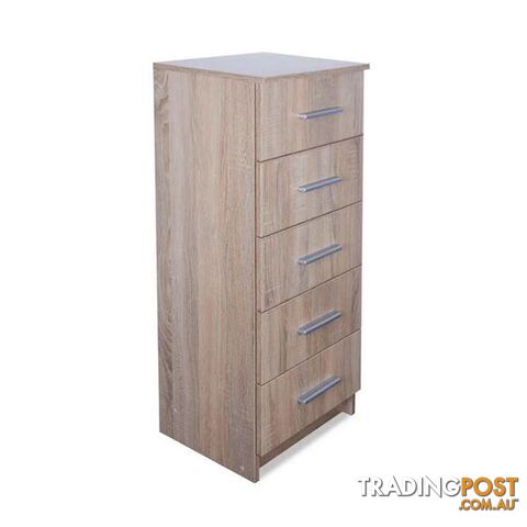 Tall Chest Of Drawers Chipboard 41X35X108 Cm - Unbranded - 8718475570196