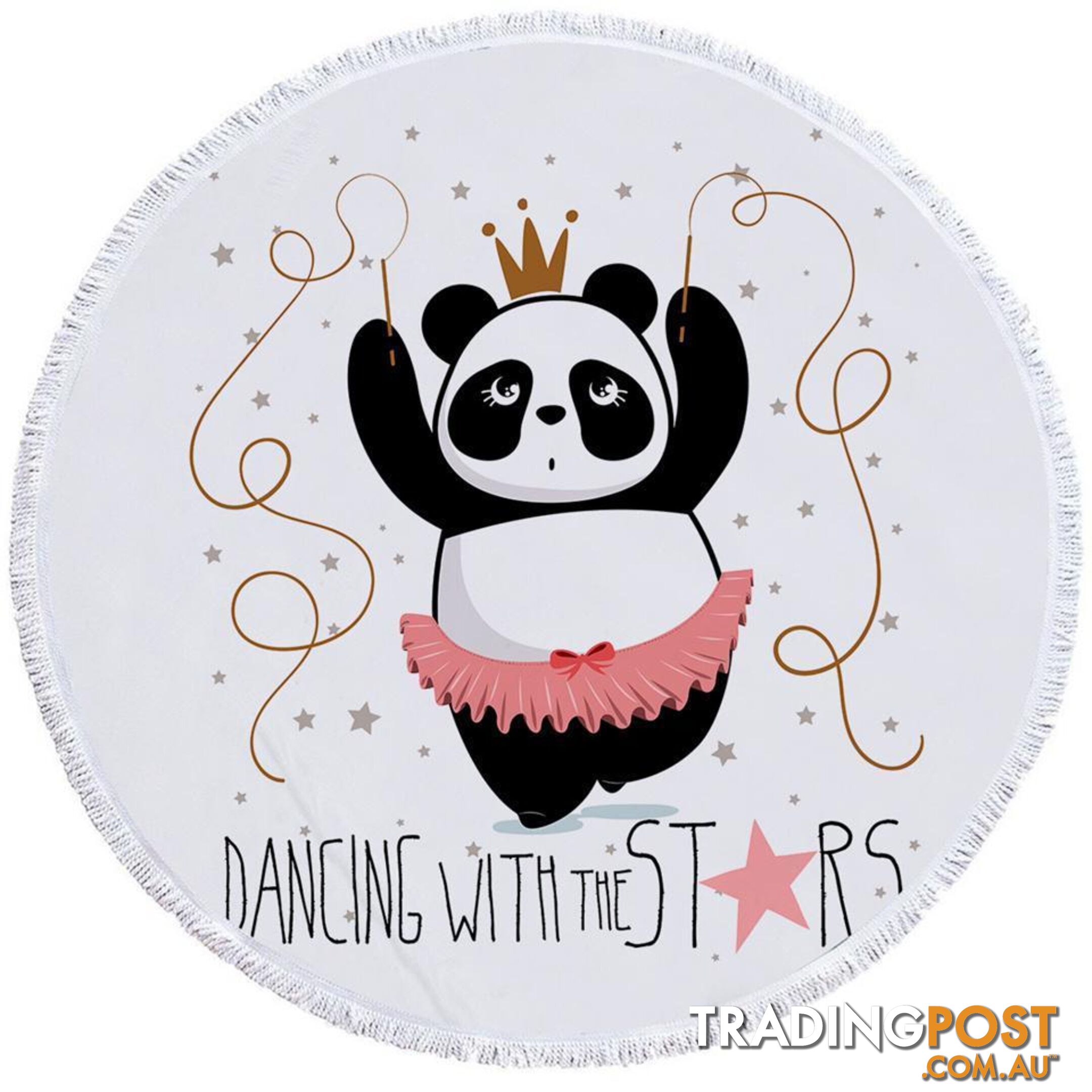 Dancing Panda Beach Towel - Towel - 7427046305778