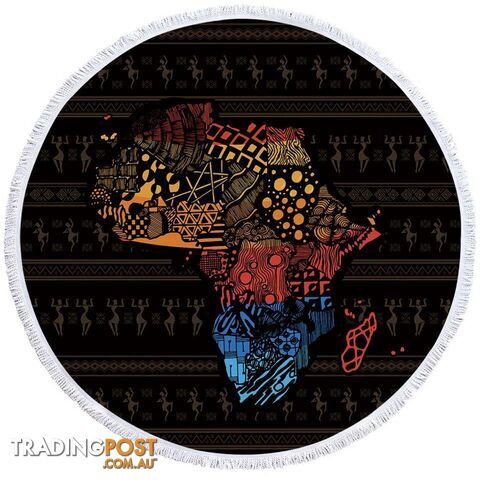 Africa Beach Towel - Towel - 7427046323413